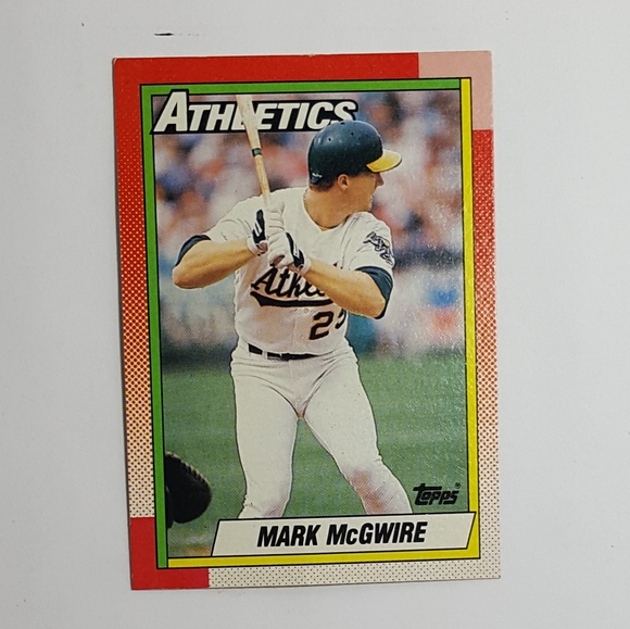1990 Topps Mark McGwire - Picture 3 of 3